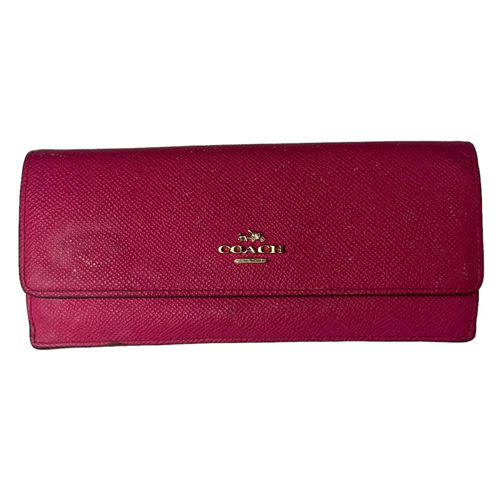 Coach pink wallet